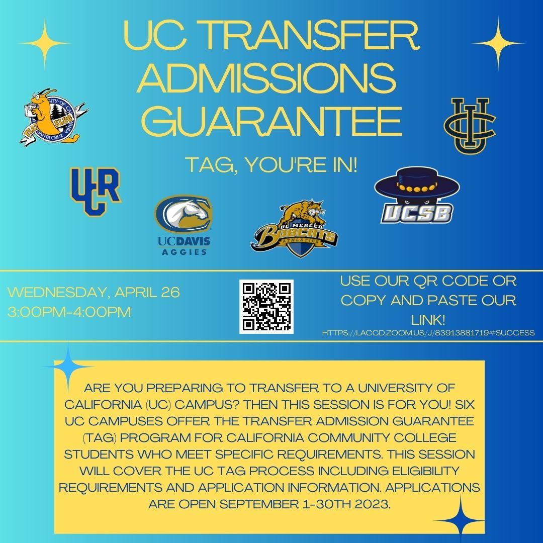 What is transfer admission on sale guarantee